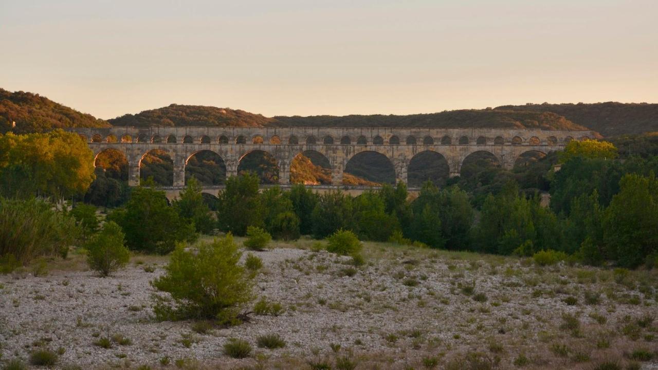 Hotel Restaurant Le Gardon - Pont Du Gard Collias Kültér fotó