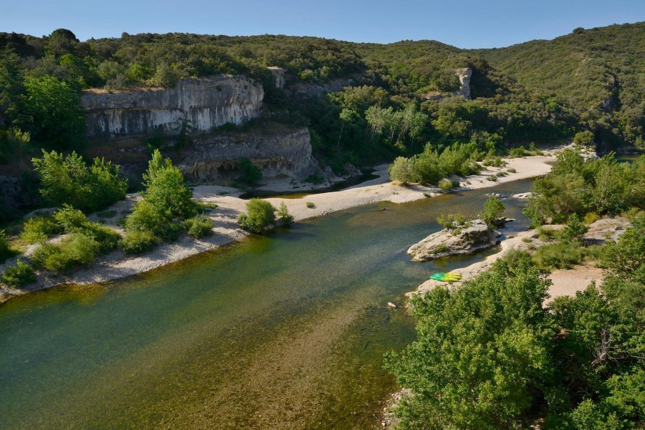 Hotel Restaurant Le Gardon - Pont Du Gard Collias Kültér fotó
